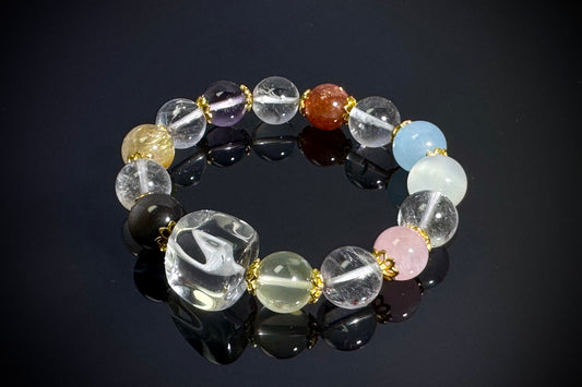 Aquarius Iridescent Star Crystal Bracelet