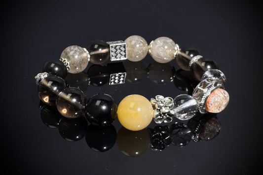 Cancer Guardian Angel Lucky Crystal Bracelet