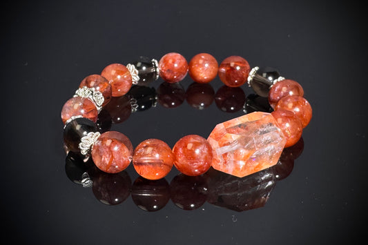 Leo Glory Flame Crystal Bracelet